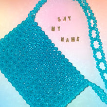 Load image into Gallery viewer, Say My Name Purse in Light Blue
