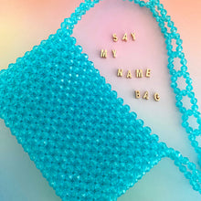 Load image into Gallery viewer, Say My Name Purse in Light Blue