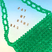 Load image into Gallery viewer, Say My Name Purse in Green