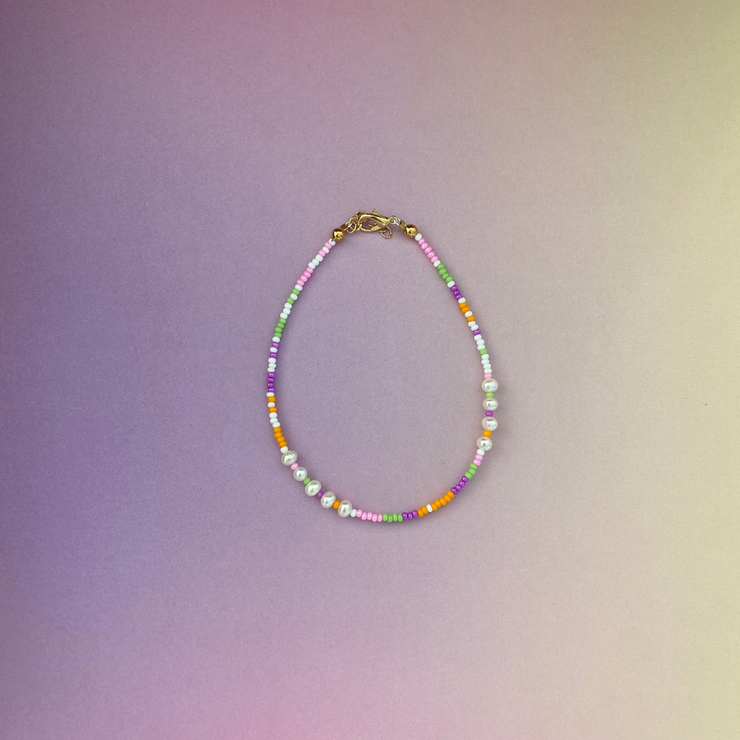 Stephie Anklet in Neon
